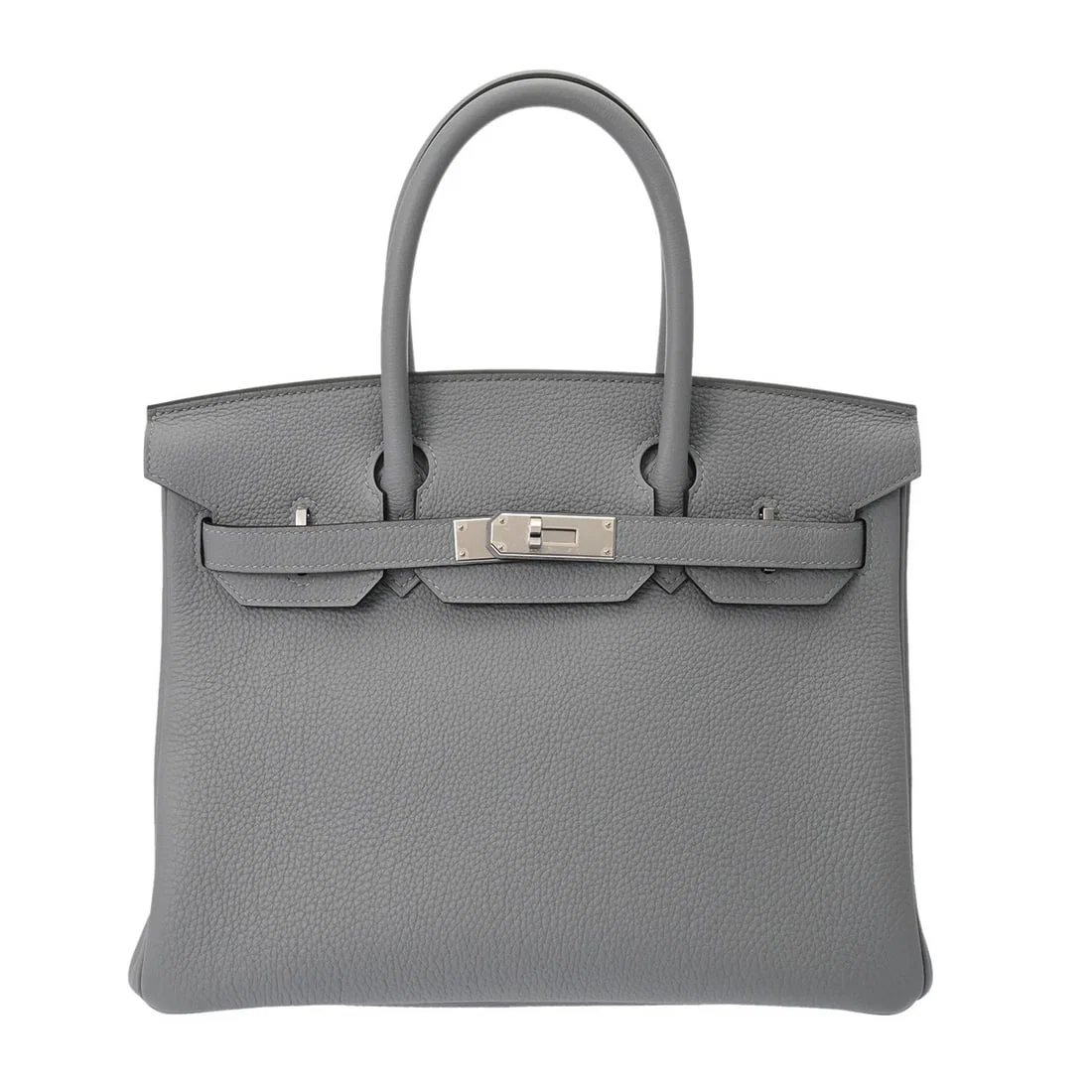 HERMES BIRKIN 30 TOGO GREEN PANTAN HANDBAG