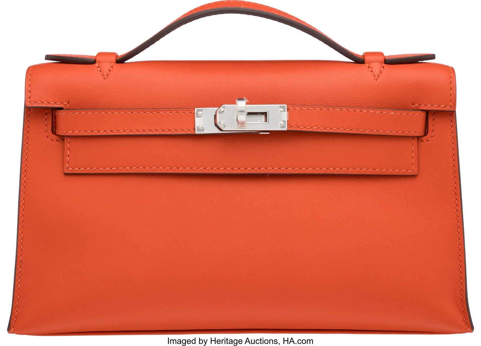 Hermès Capucine Swift Leather Kelly Pochette wi