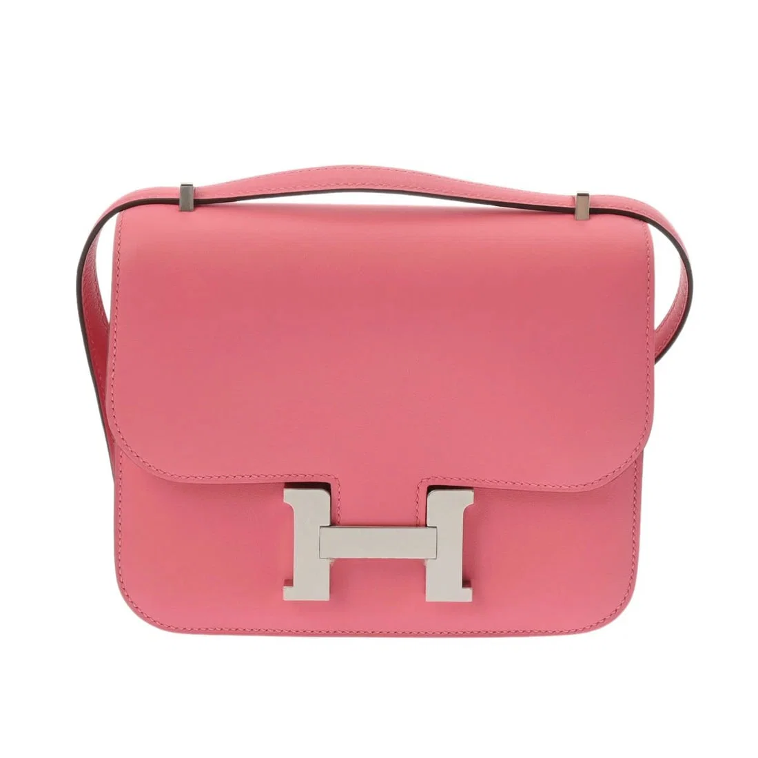 HERMES CONSTANCE ROSEAZALEE SHOULDER BAG
