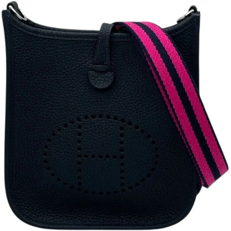 HERMES EVELYNE TPM W STAMP SHW CLEMENCE LEATHER SHOULDER BAG