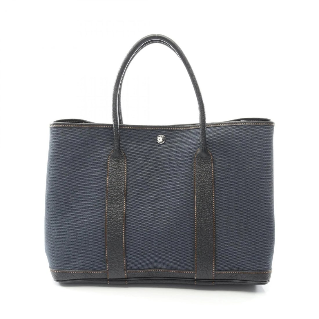 HERMES GARDEN PARTY PM TOTE BAG P TOILE H NEGONDA