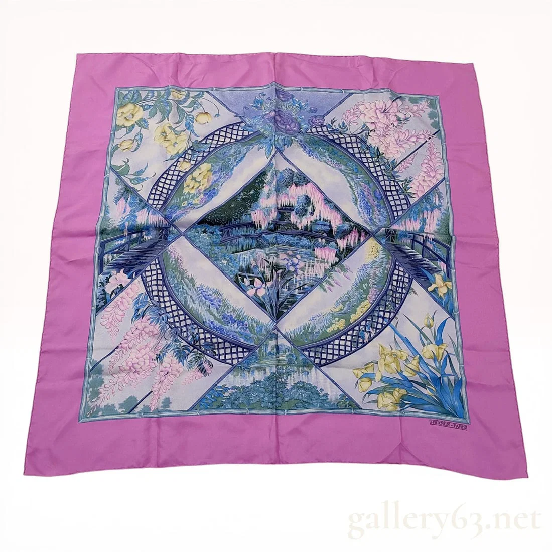Hermes Giverny Silk Gavroche Scarf