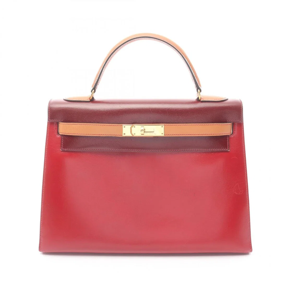HERMES KELLY 32 TRICOLOR HANDBAG