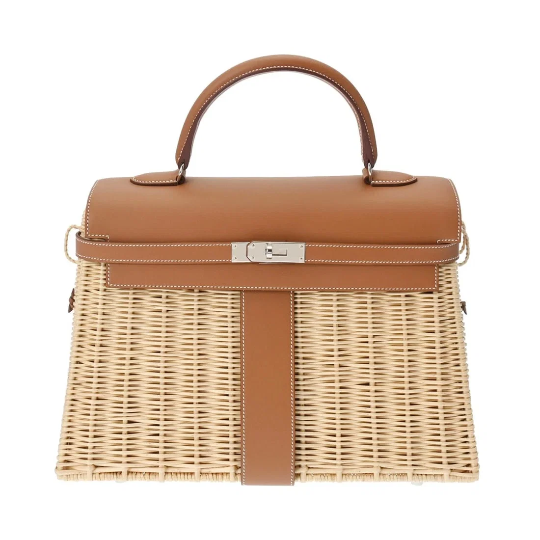 HERMES KELLY 35 PICNIC VAUDBARENIA NATURAL