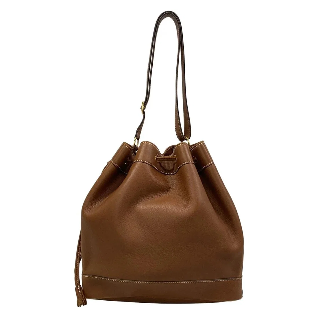 HERMES MARKET GM GOLD VEAU GULLIVER SQUARE C SHOULDER BAG