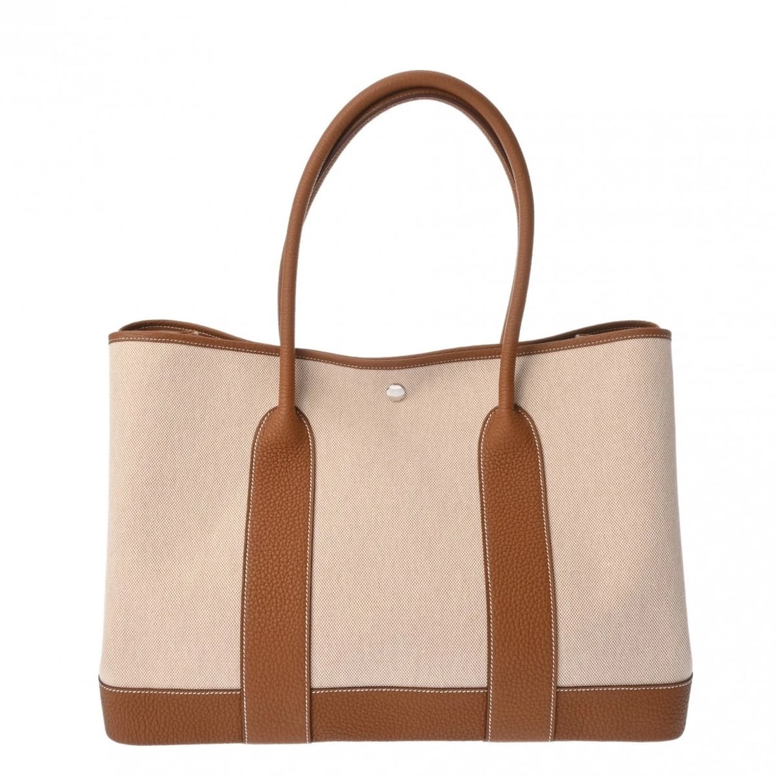 HERMES NEO GARDEN 41 VOYAGE ECRU/GOLD HANDBAG
