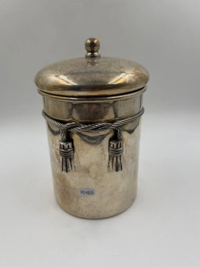 Hermes Paris Art Deco Silverplated Box H: 6.3" France