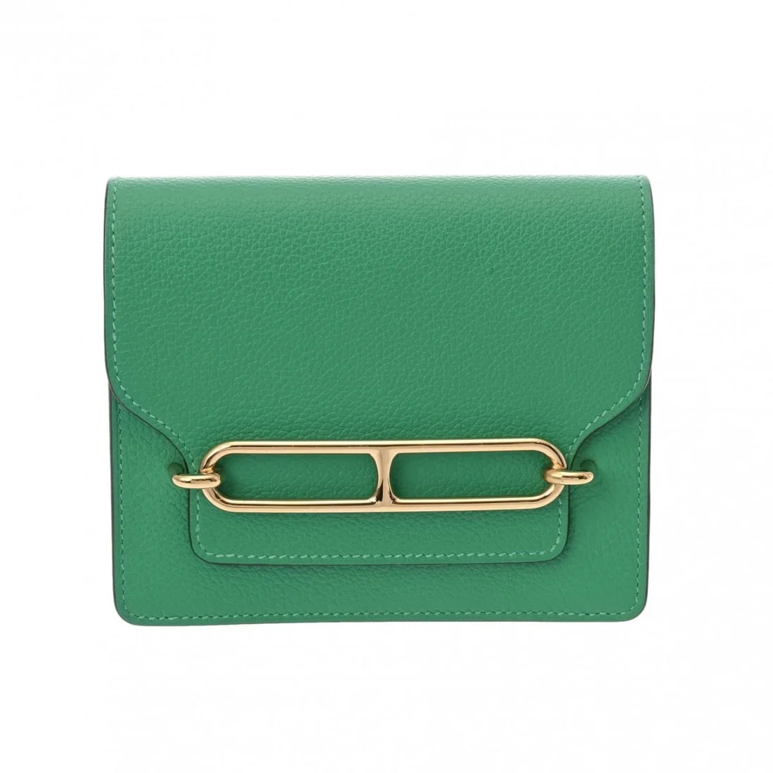 HERMES RURI SLIM WALLET EVERCOLOR MINT/VERT