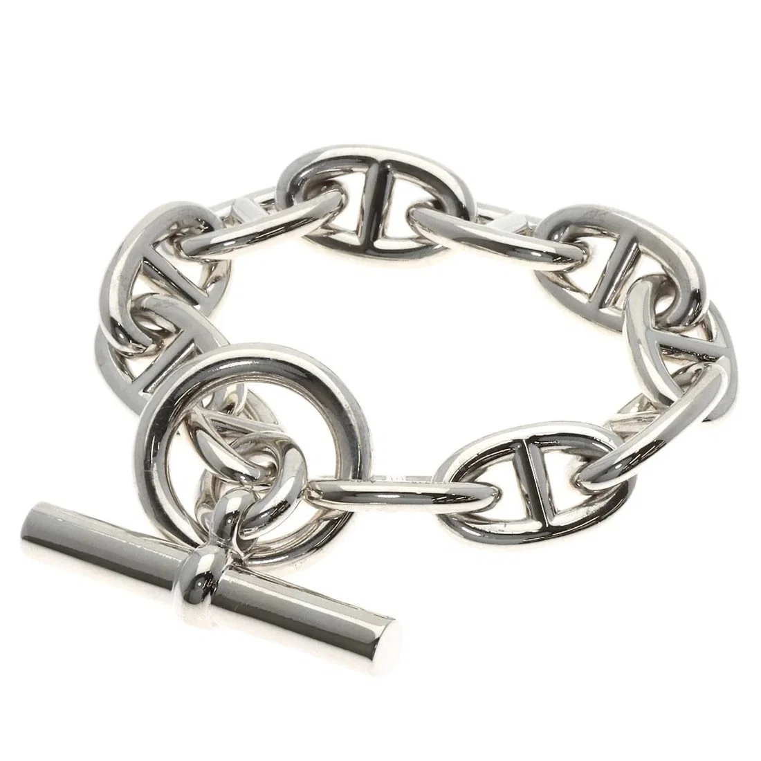 HERMES SHANE DUNKLE TGM 11 FRAMES BRACELET SILVER
