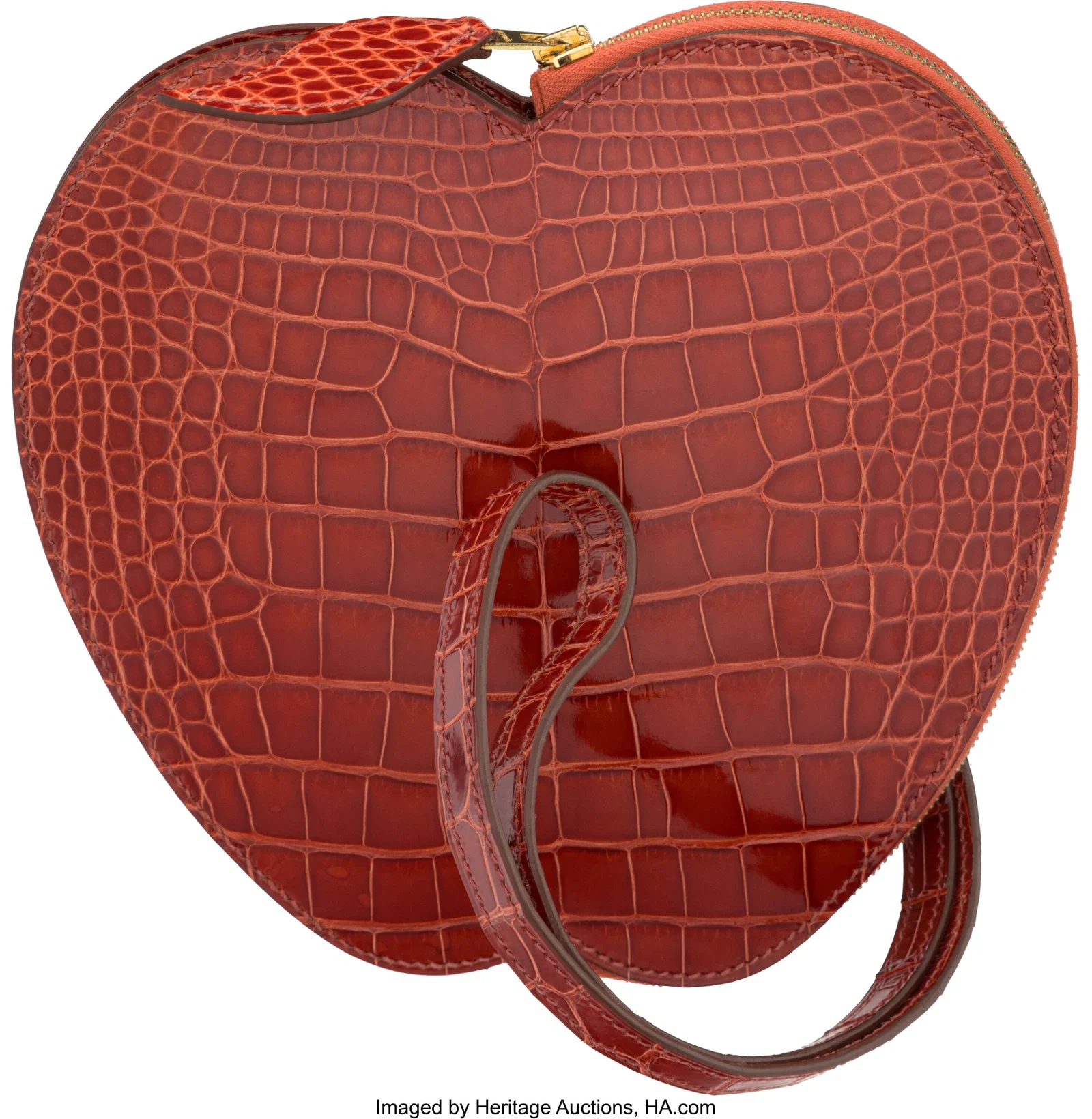 Hermès Shiny Rouge Vif Alligator Tutti-Frutti A