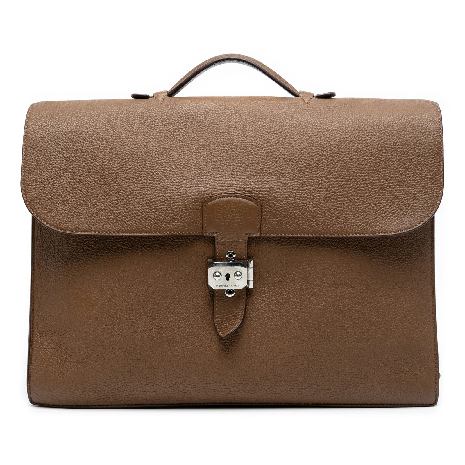 Hermes Togo Sac a Depeches 38 Alezan Leather Bag