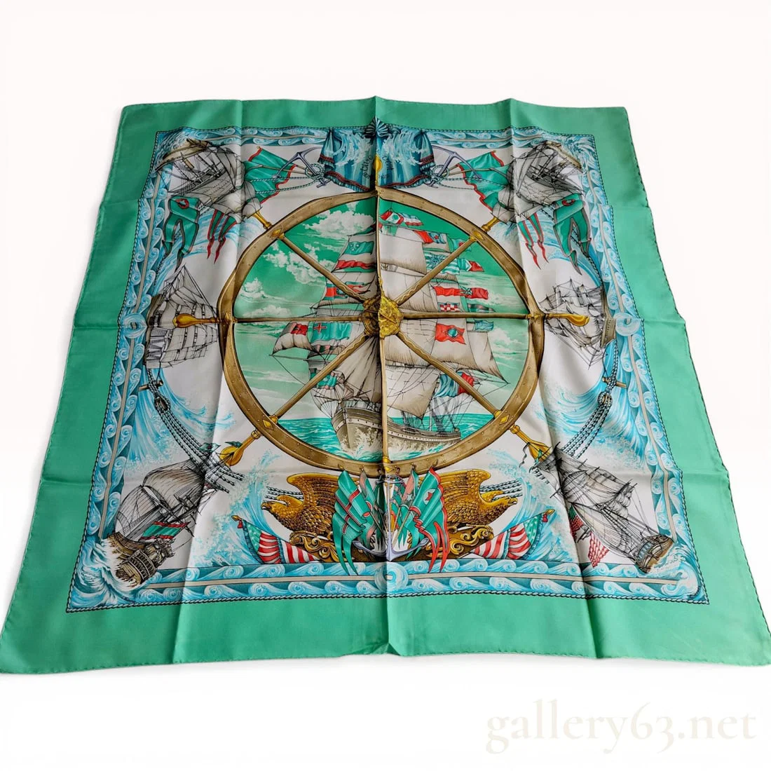 Hermes Vive le Vent Silk Scarf by Laurence Thioune
