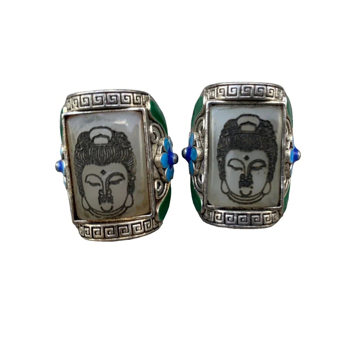 Hetian Jade Buddha Ring