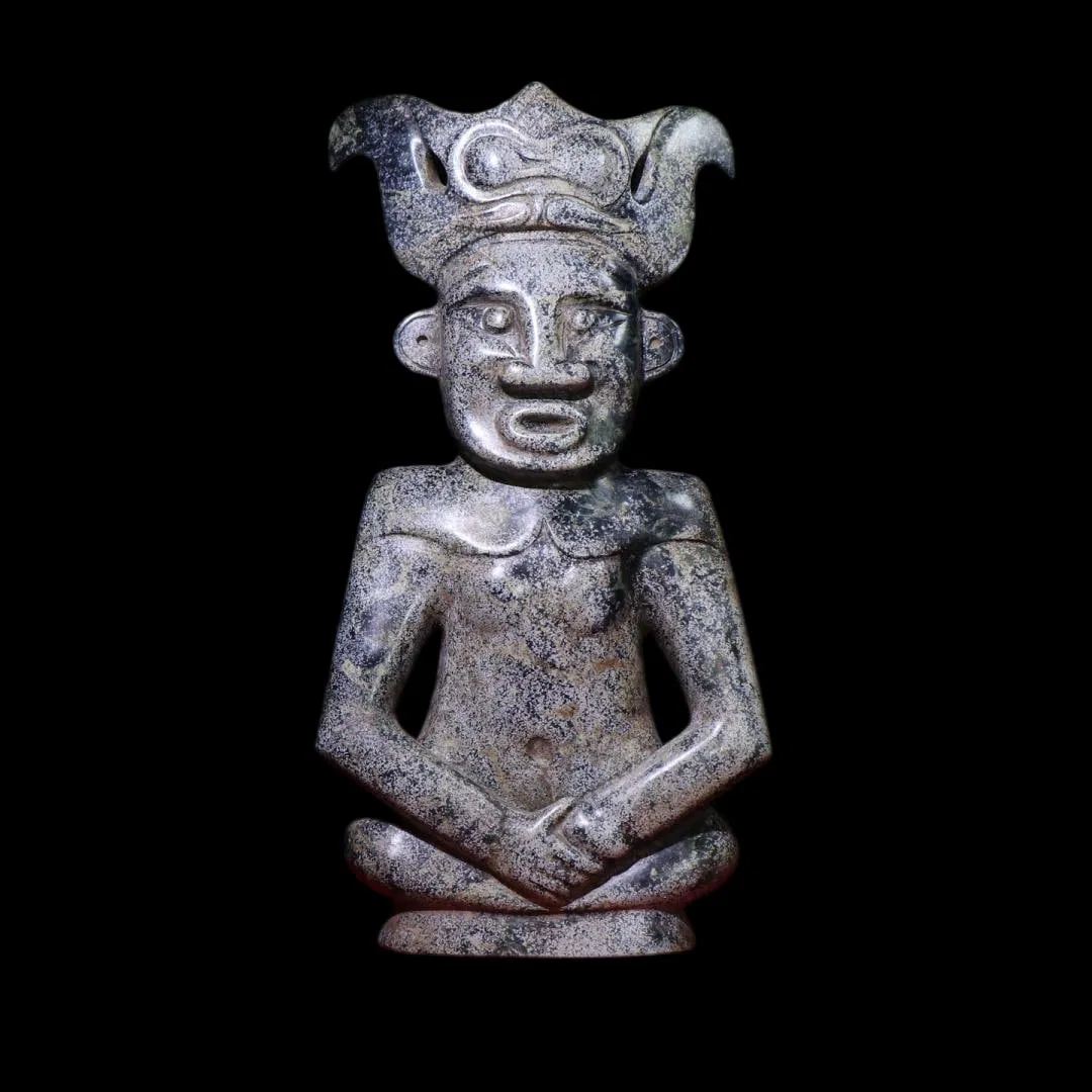 HETIAN JADE DEITY ORNAMENT
