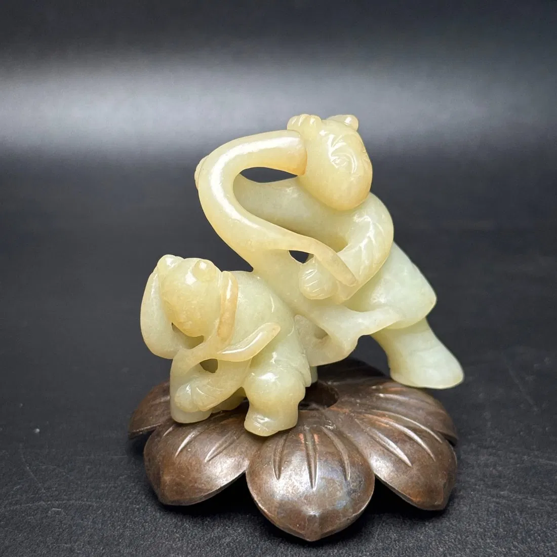 Hetian Jade Double Boys