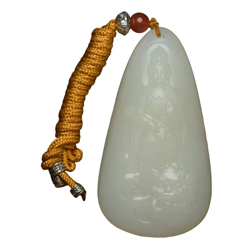 Hetian Jade Guanyin Pendant