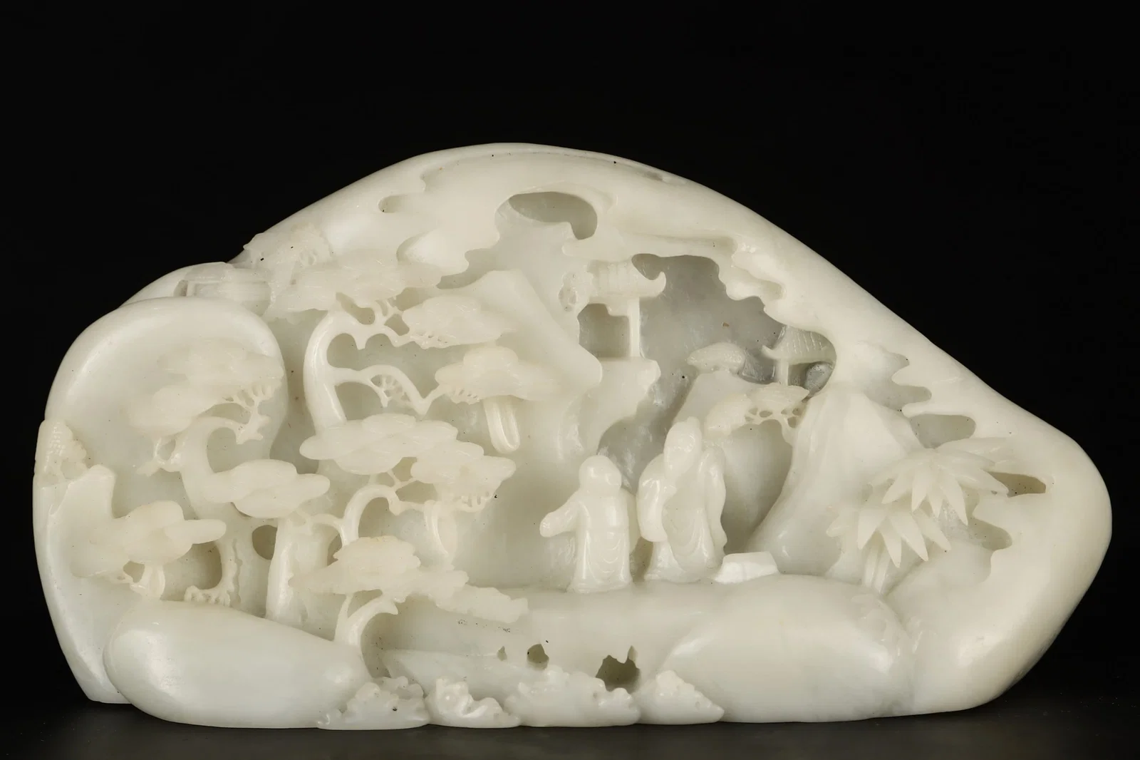 Hetian Jade Human Story Pattern Ornament