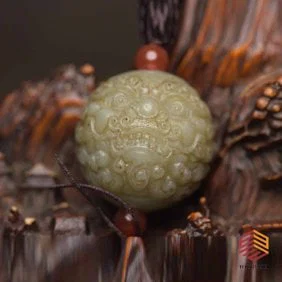 hetian Jade Lion beads
