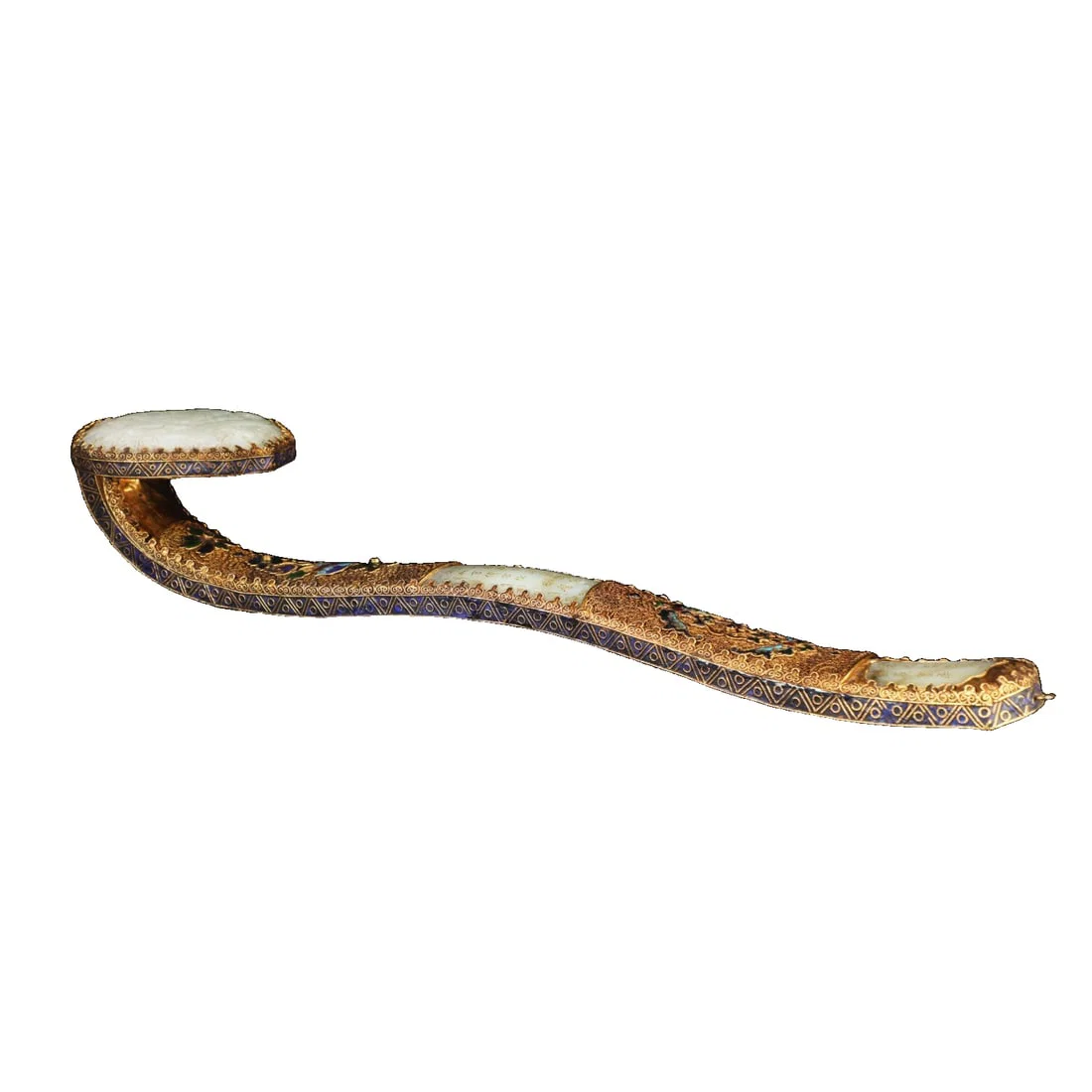 Hetian jade Ruyi