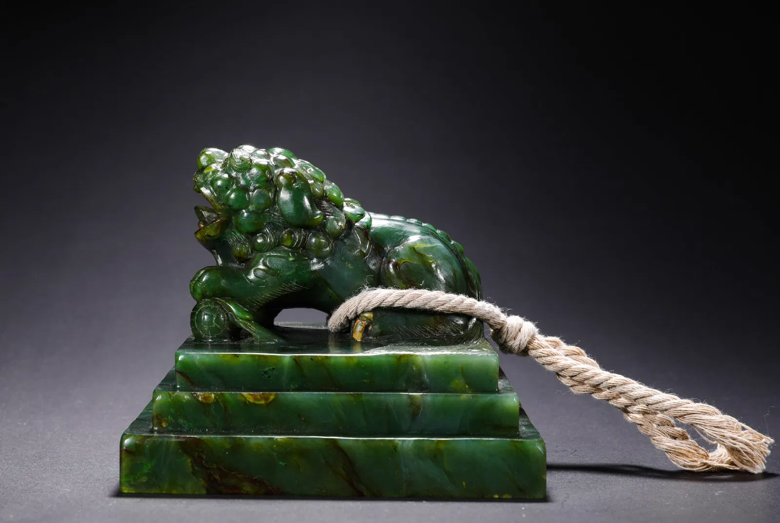 HETIAN JADE SEAL OF THE QING DYNASTY