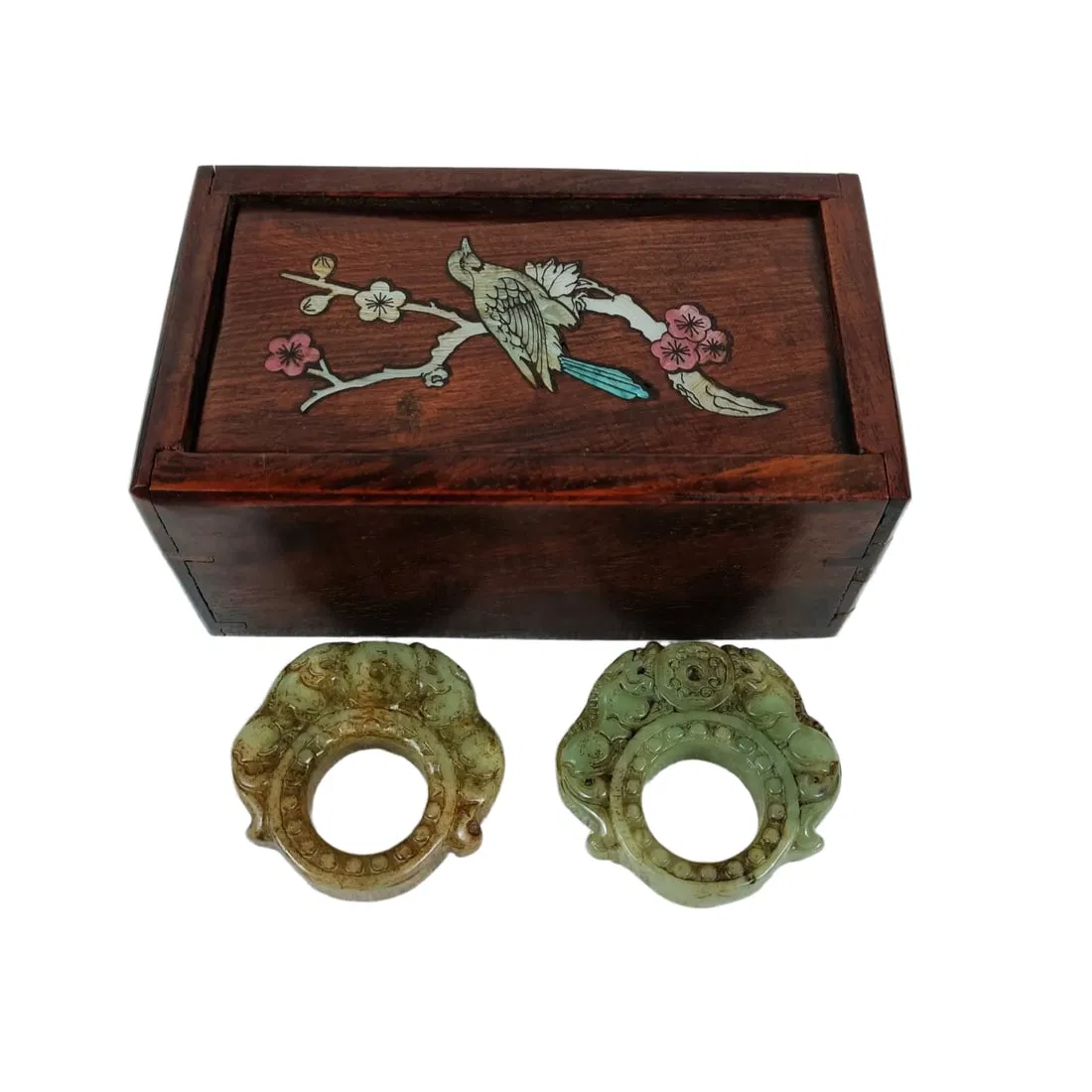 Hetian jade thumb ring