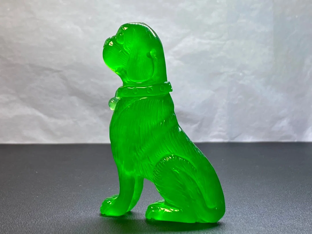High-grade icy jadeite lucky charm