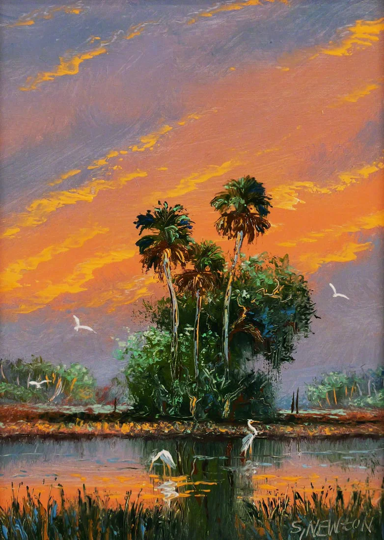 Highwaymen: SAM NEWTON Landscape Painting
