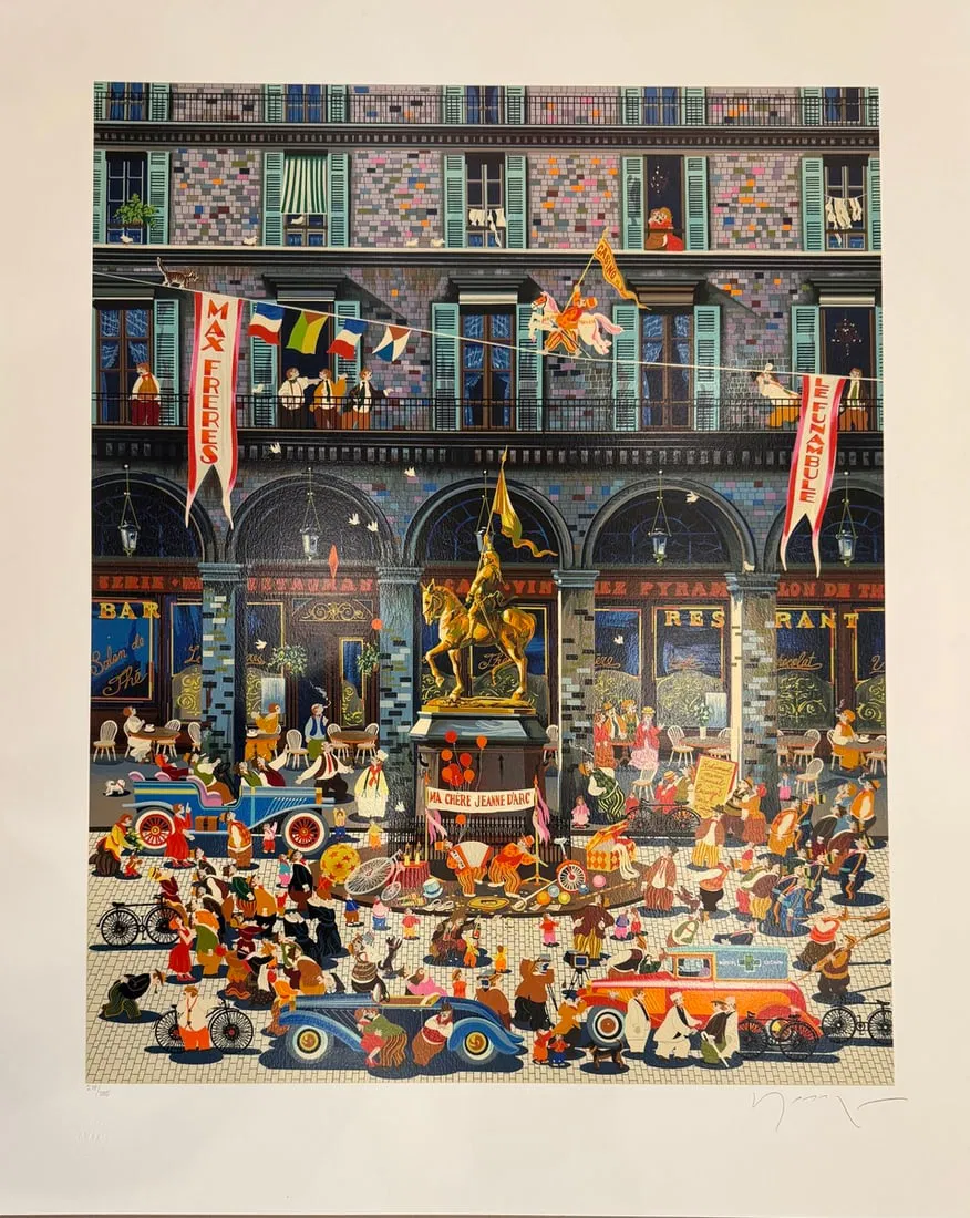 Hiro Yamagata "Joan of Arc" Signed Seriograph LE