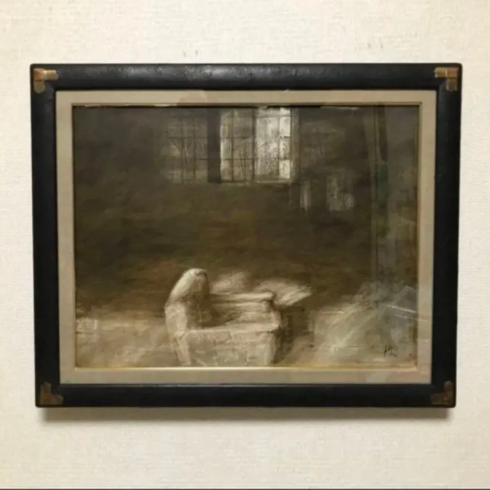 Hisako Watanabe, Slumber, Oil Painting, Size P10