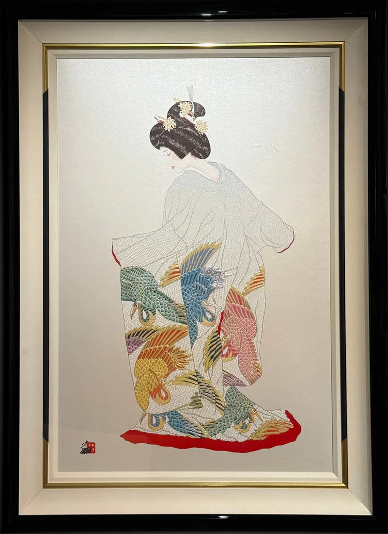 Hisashi Otsuka (Flight of Freedom) Signed and Numbered Mixed Media Serigraph LE