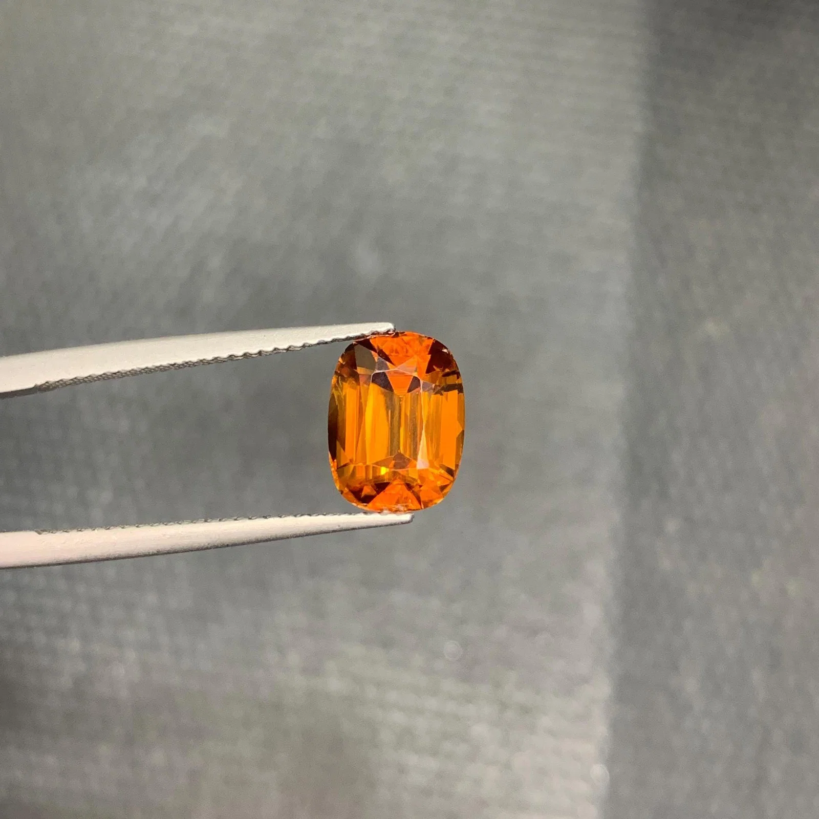 Honey Brown Bastnaesite Gemstone: 5.05 CT Loupe Clean Cushion Cut