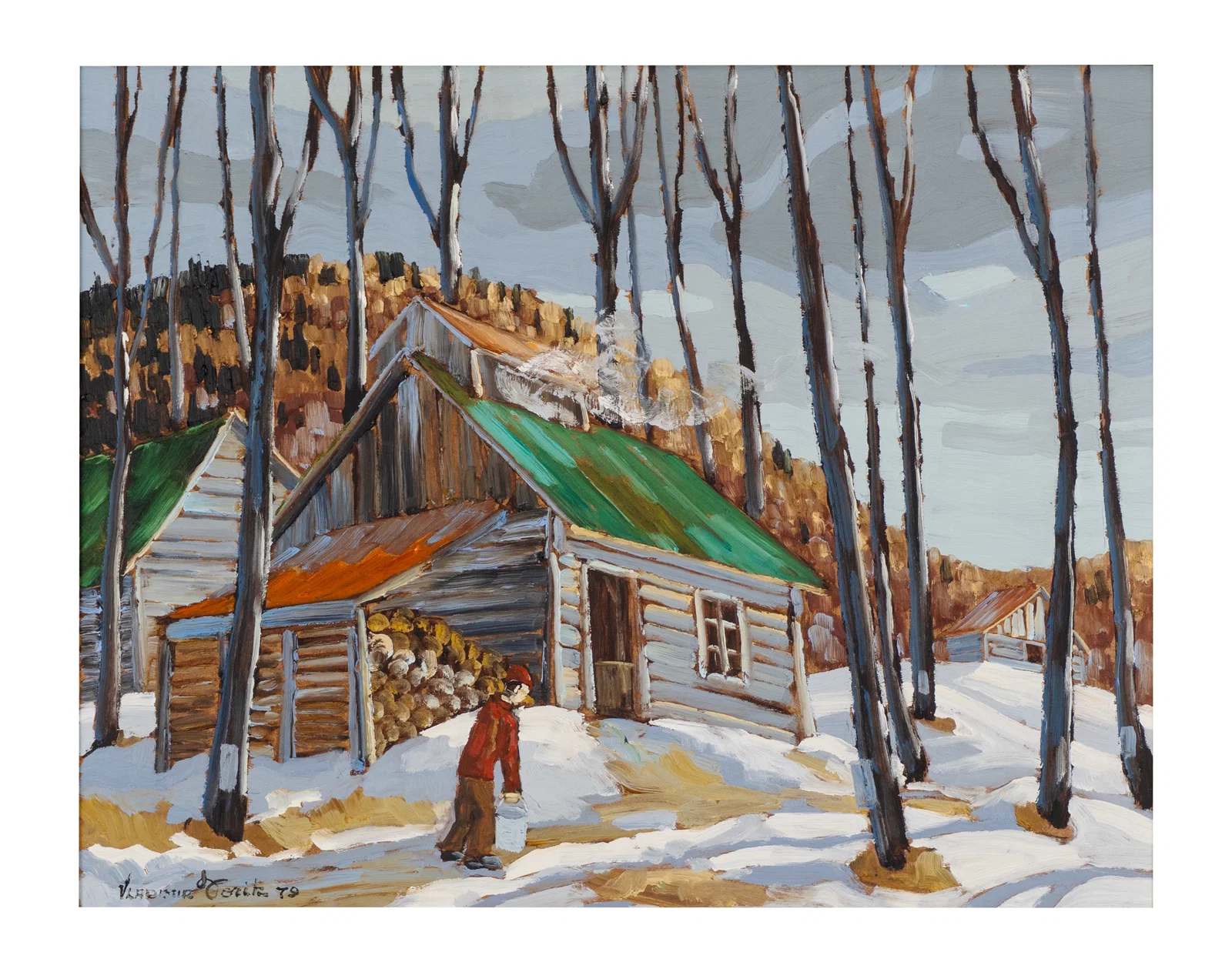 Horik, Vladimir - "Cabane a sucre a Petite Riviere" - 1979