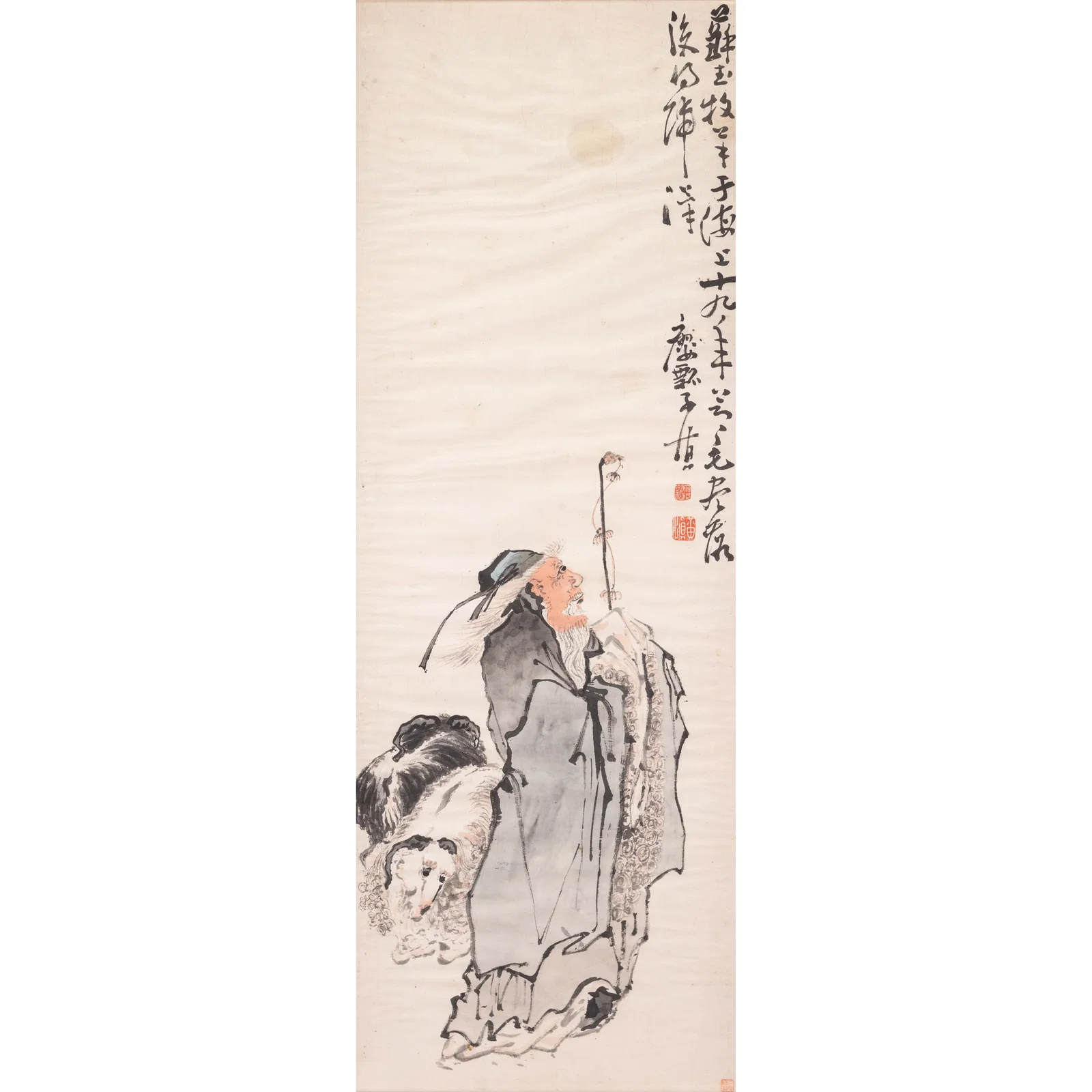 HUANG SHEN (1687-1772), SUWU AND GOATS