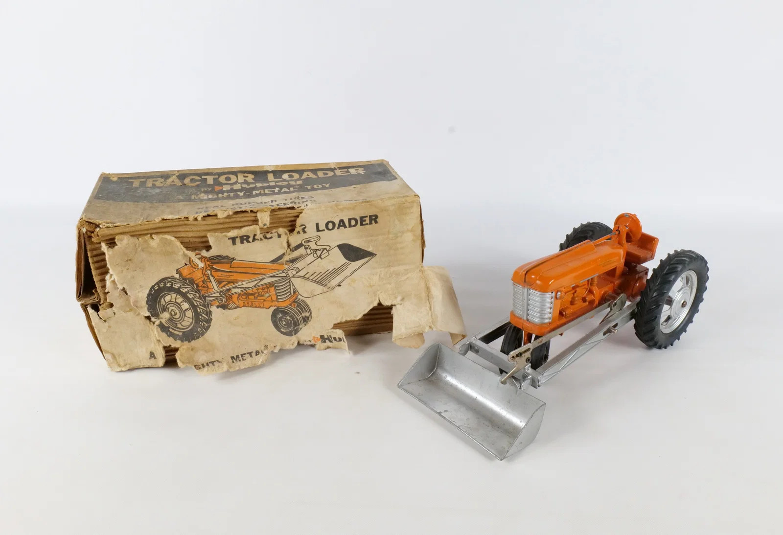 Hubley Cast Metal Tractor Loader