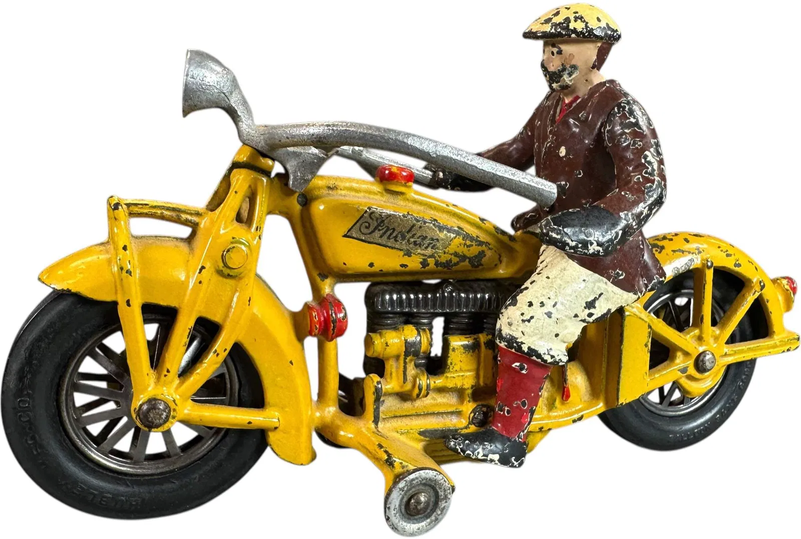HUBLEY YELLOW INDIAN CIVILIAN MOTORCYCLE