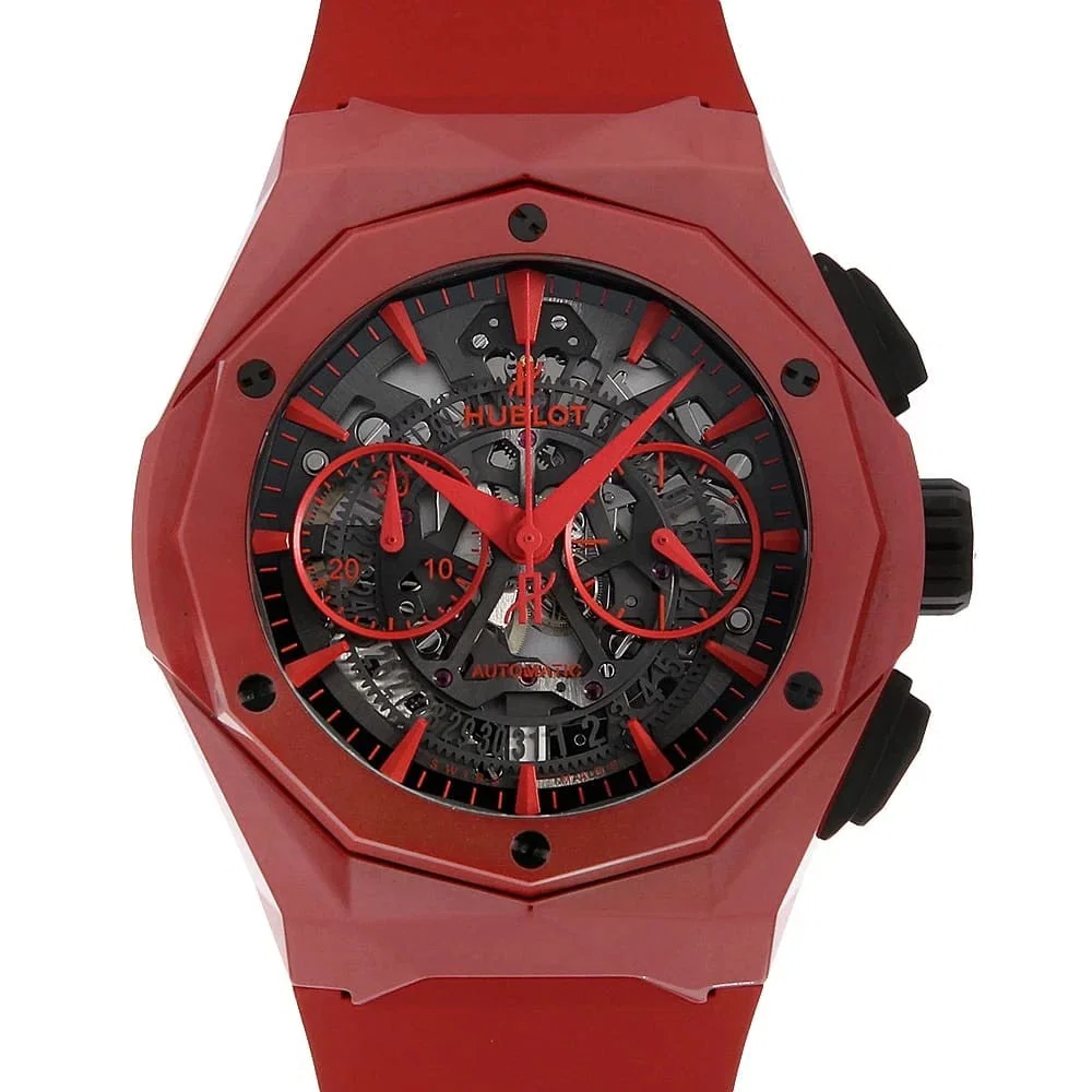 HUBLOT AEROFUSION CHRONOGRAPH RED WATCH