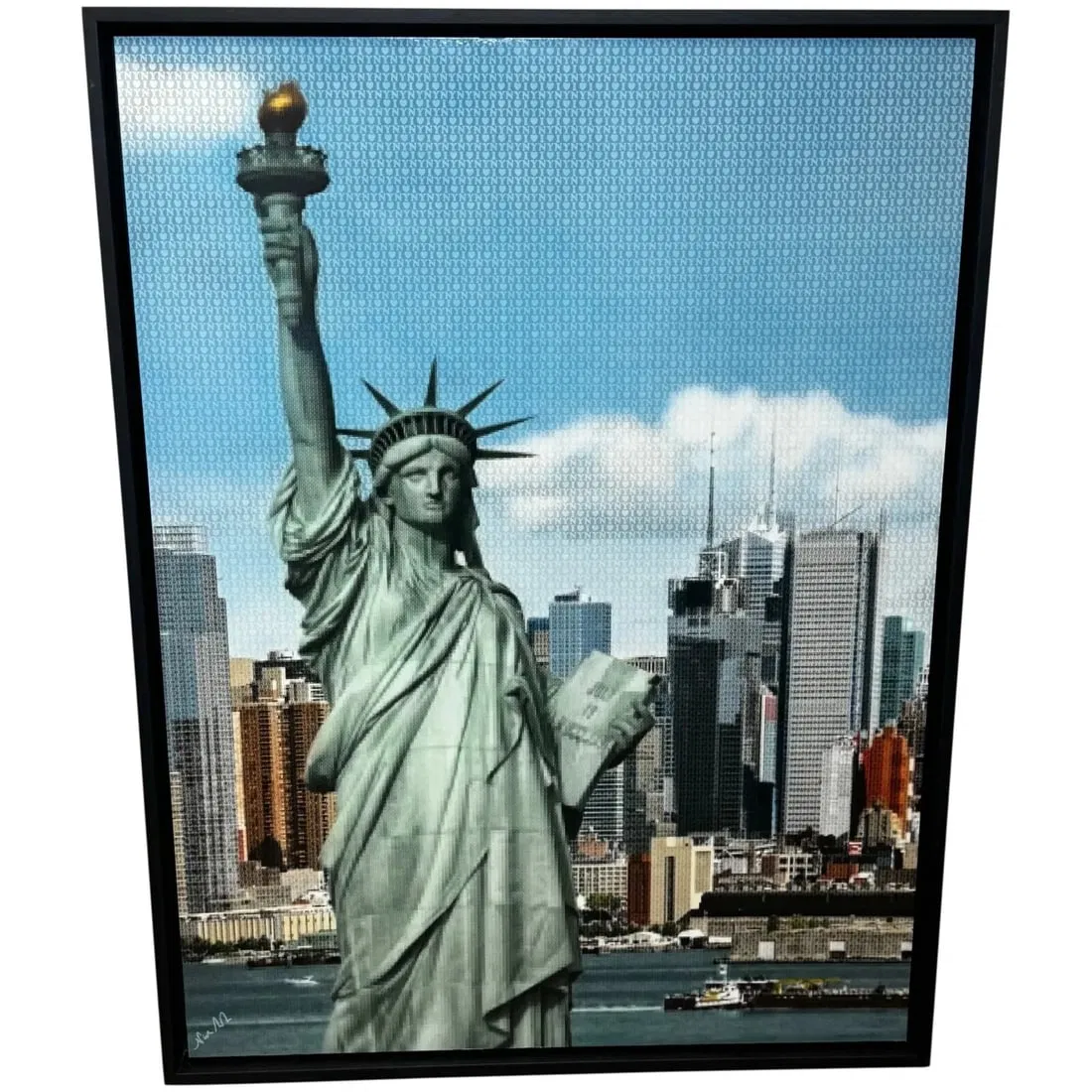 HUGE CONTEMPORARY NOSTALGIC OIL PAINTING