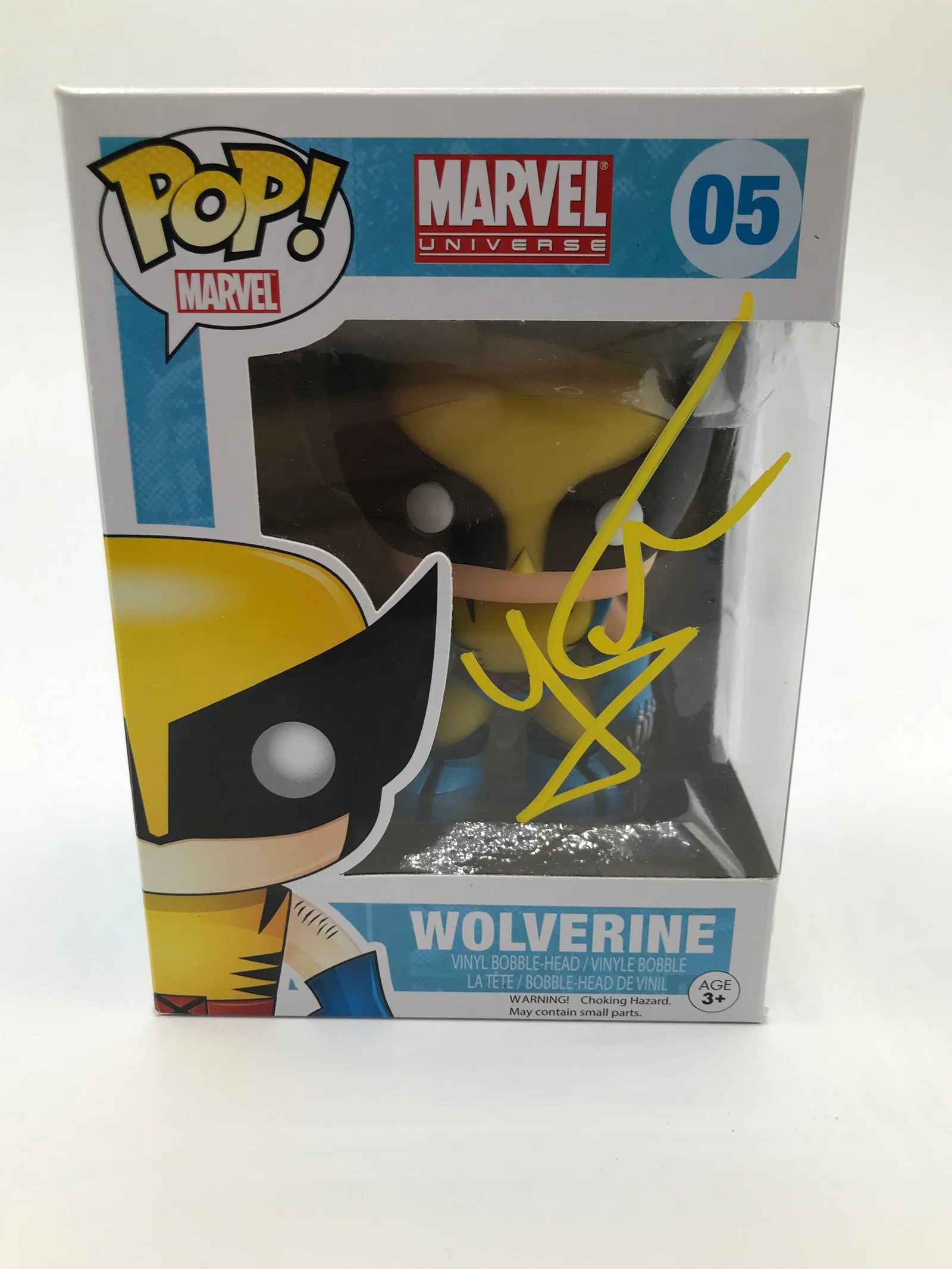 HUGH JACKMAN SIGNED WOLVERINE FUNKO POP - KB COA