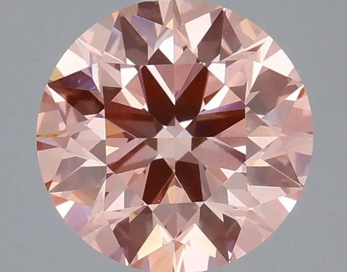 Ideal Loose Diamond - ROUND 2.46ct Fancy Vivid Pink VS2