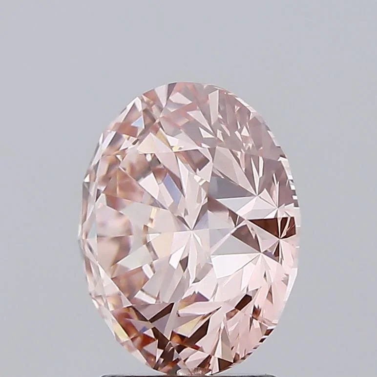 Ideal Loose Diamond - ROUND 2.93ct Fancy Pink SI1