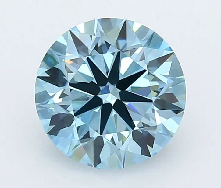 Ideal Loose Diamond - ROUND 3.02ct Fancy Intense Blue VVS1