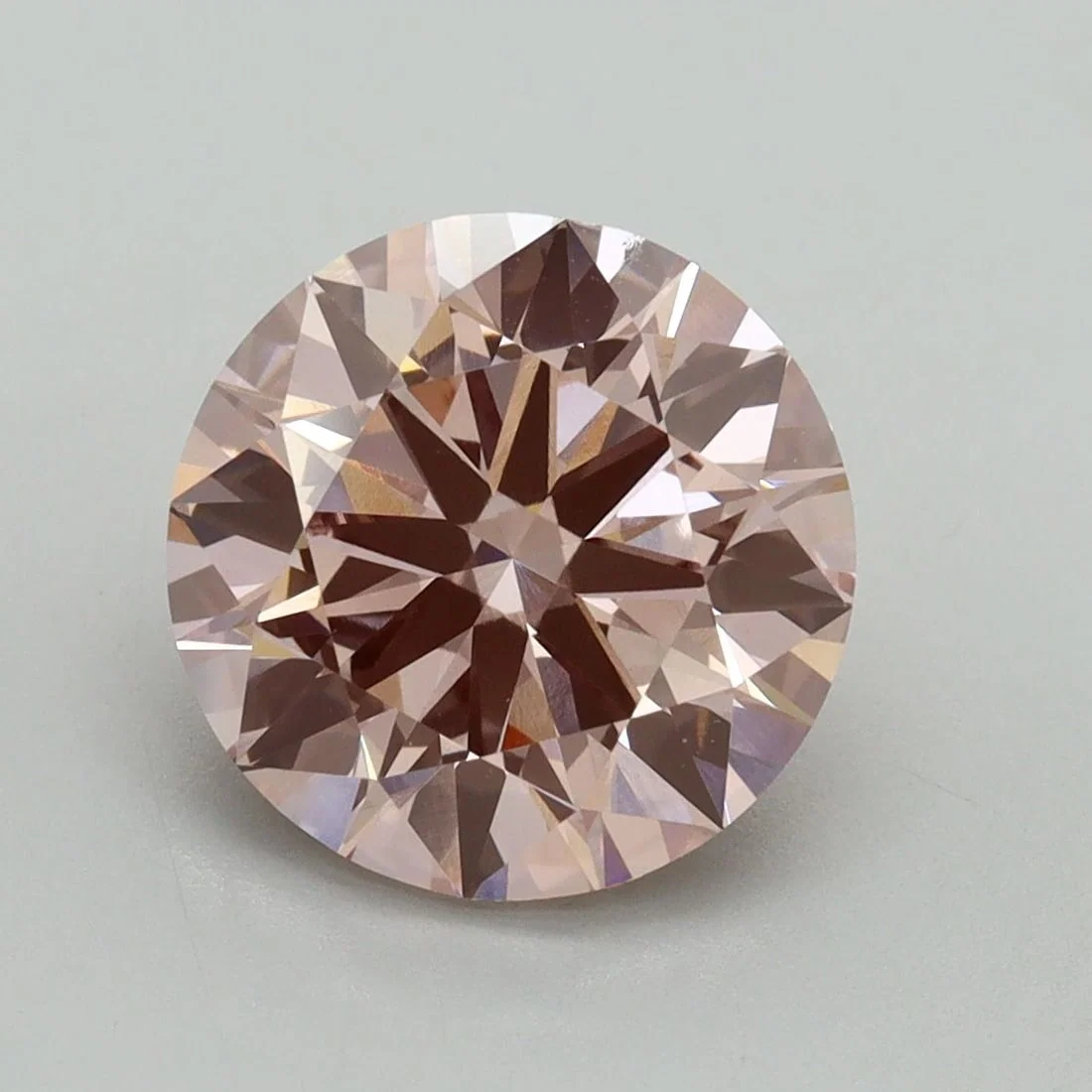 Ideal Loose Diamond - ROUND 3.11ct Fancy Vivid Pink VS2