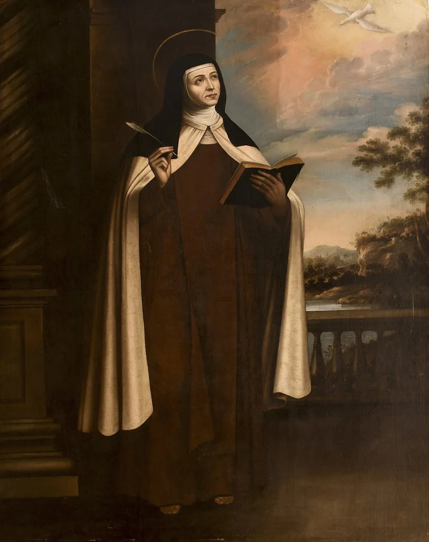 IGNACIO DE RIES (Flanders c. 1612 - Seville c. 1661) Attributed - Saint Teresa of Jesus