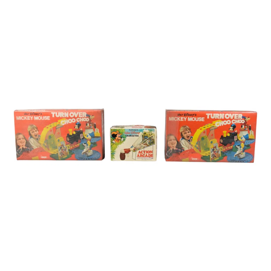 ILLCO and Durham Industries Walt Disney Character Toy Collection, 3 Pieces, c. 1970s-1980s