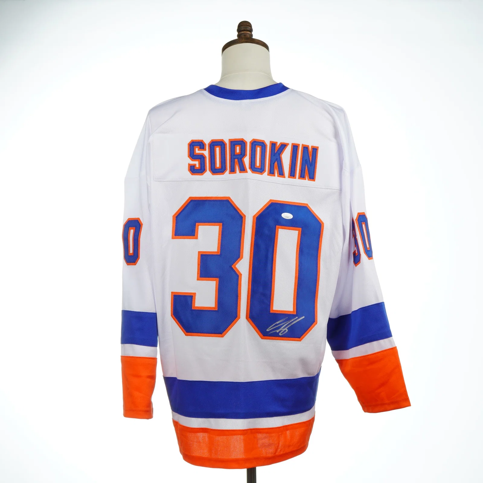 Ilya Sorokin Signed New York Islanders White Hockey Jersey