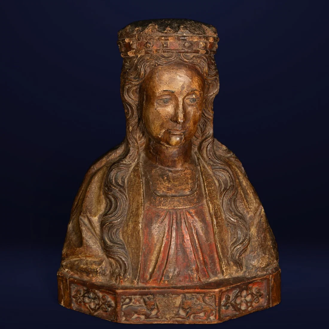 Important Reliquary Bust of Saint Barbara, Italian Renaissance, 16th century