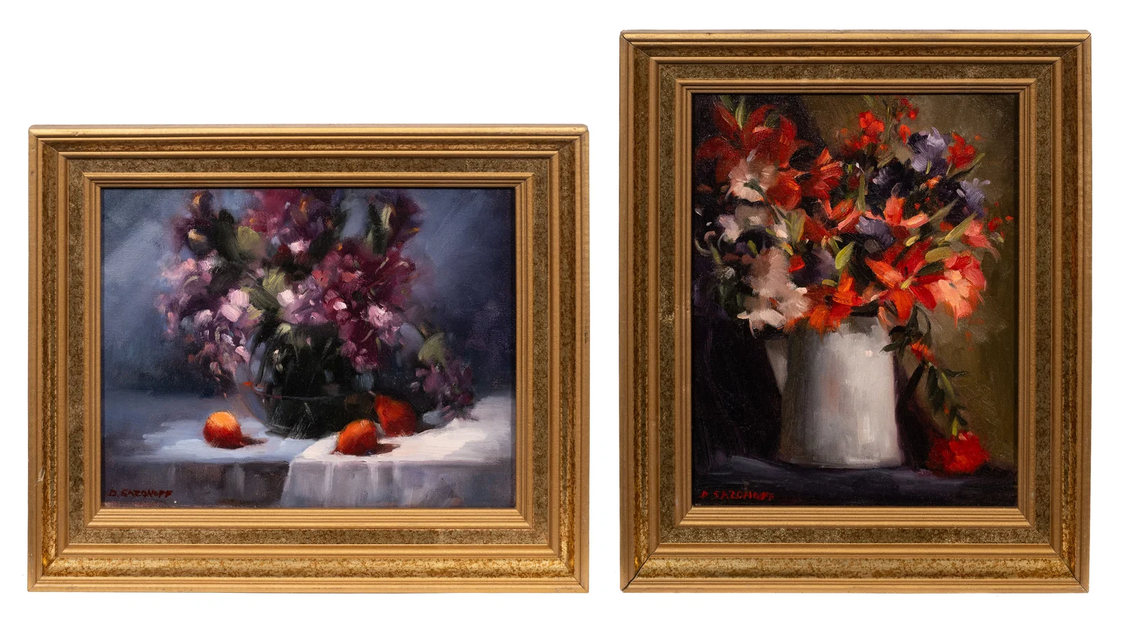 Impressionist Still Life Paintings, Dayle Sazonoff