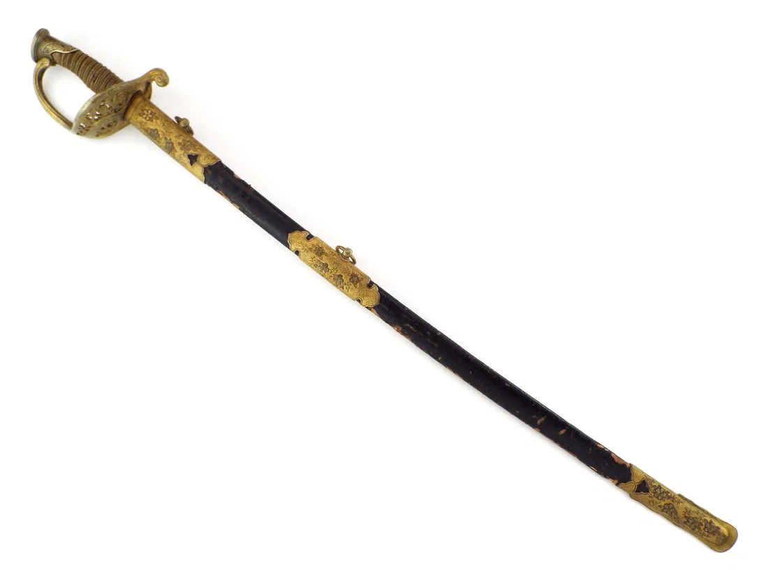 INCREDIBLY RARE First Model Meiji Period Imperial Japanese Navy Sword