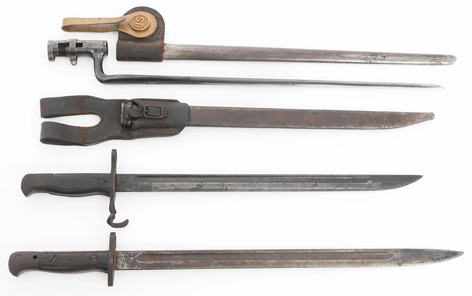 INDIAN WARS - WWII US, UK & JAPANESE BAYONETS