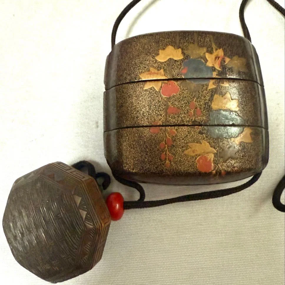 InrO with Netsuke (Miniature Sculpture).